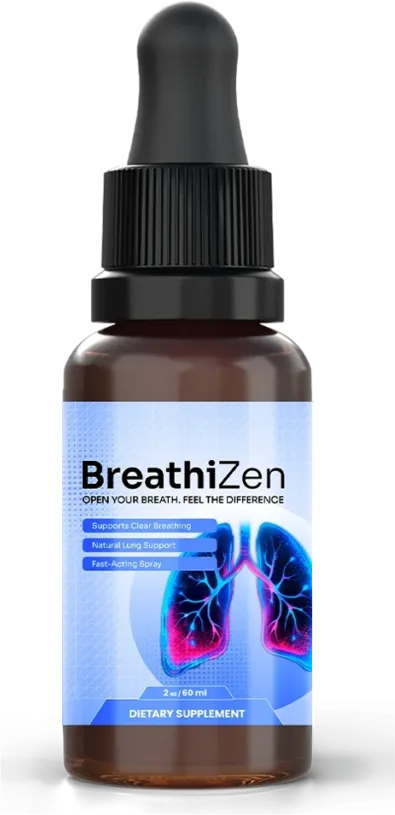 Breathizen lung spray bottle